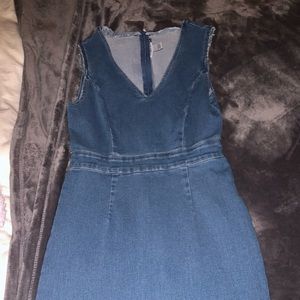 Tight jean dress